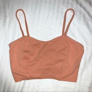 peach crop top